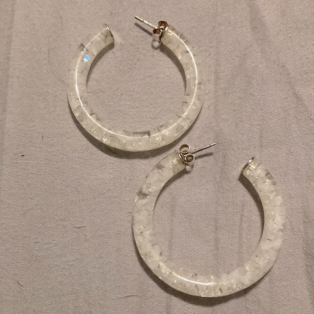 Kendra Scott Sonnie Sterling Silver & Gemstone Hoop Earrings